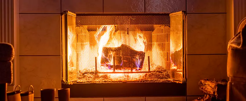Mendota Hearth Landscape Fireplace Installation in Oroville, California